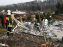 Gartenhaus in Koeln Vingst Nobelstr explodiert   P055